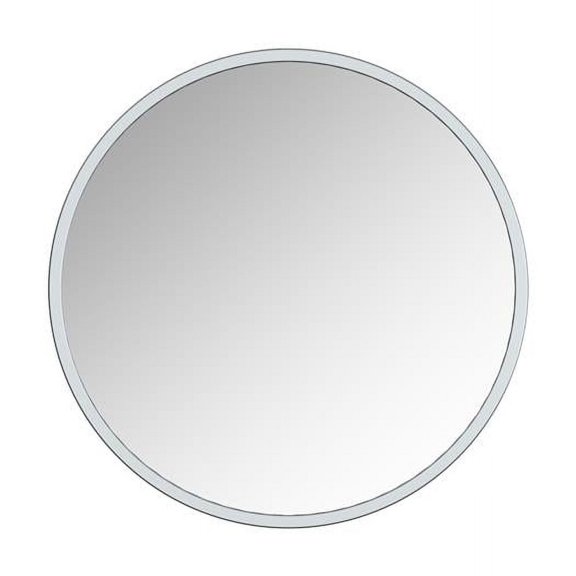 A&E Bath and Shower MF-R-28-SL-1 A&E Bath and Shower Halcyon Silver 28 Mirror in silver