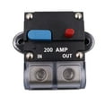 thumbnail image 1 of Plastic Automotive Circuit Breaker Overload Protection High Conductivity Replacement Manual Sound Box Fuse Accessories Blue Button 200A, 1 of 8