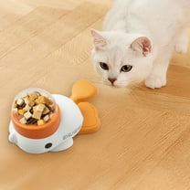 Pet Feeder Interactive Slow Feeder Toy for Dogs and Cats Creative Yellow Duck Treat Dispenser Anti Choking Bowl for Small Pets