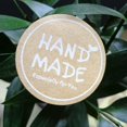 thumbnail image 2 of 20 Sheets 240 Pcs/Lot Round White HAND MADE Stickers Kraft Paper Sticker Labels DIY Handmade Envelopes Stickers and Gift Packaging Bake Decoration Seal Stickers, 2 of 3
