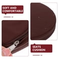thumbnail image 3 of OUNONA Coussin de Siège Rond Brun Confortable pour Chaises de Maison en Matériau Polyester Respirant, 3 of 6
