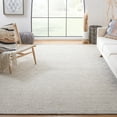 thumbnail image 2 of SAFAVIEH Natura Eanna Geometric Area Rug, Ivory/Light Grey, 7' x 7' Square, 2 of 11