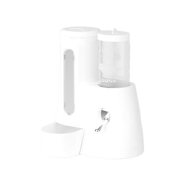 Hamster Water Dispenser Automatic Feeder Bottle No Design 5.1x4.3x6.3 Inches Large Capacity Leakproof Cage Accessory For Ferrets And Small Animals Mouth Rinse Automatic Dog Crate Water Bottle with Cup