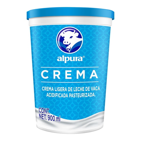 Crema ácida Alpura reducida en grasa 900 ml