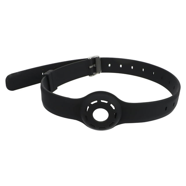 KAKOWELY Locator Protective Case 1Pc Pets Protector Pet Collar Protector Compatible with AirTags (Black)20.47"X1.57"X0.2"