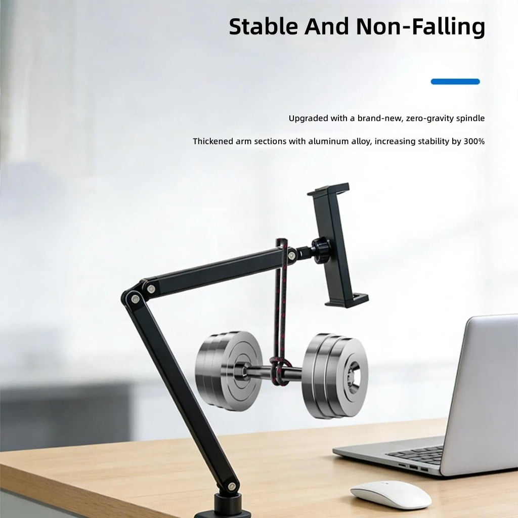 Foldable Laptop Monitor Holder For 4 To 13.9Inch Screens No Drilling Required