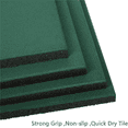 WANLISELL 4 Pcs Rubber Playground Tiles, 20”x 20”x 1.2" Thick Heavy