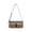 gray, variant on Genuine Cowhide Women Crossbody Bag, Brown Leather Rectangular Shoulder Purse