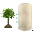 thumbnail image 3 of Toystoory Protección contra heladas con bolsa de yute estilo para plantas de invierno Polar de invierno para plantas Protección contra heladas Jardín y Patio de color crema 60*80cm, 3 of 6