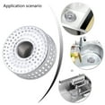QueMer Upgrades Sink Plugs Stainless Steel Drain stop Metal Sink Drain ...