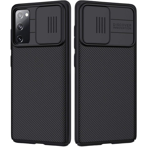 SuperShield Étui Conçu pour Samsung Galaxy S20 FE avec Couvercle Coulissant pour Caméra, Étuis de Téléphone Minces Antichoc Protecteurs, Protection Coulissante pour Objectif de Caméra pour Galaxy S20 FE 5G