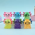 thumbnail image 3 of KLLHATOYS Axolotl Stress Ball, Soft Slow Rising Squeeze Ball, Cute Axolotl Squeeze Ball for Stress Relief, Glitter Filled Sensory Ball Holiday Party Favors, 3 of 9