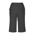 thumbnail image 6 of Womens Summer Shorts Elastic Waist Sport Cargo Shorts With Pockets, 6 of 8