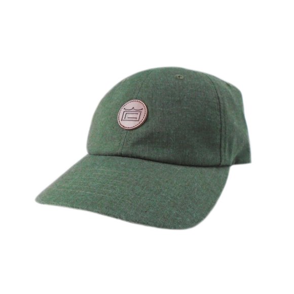 Nouvelle Casquette/casquette Cobra Crown Slouch Vert Lichen Profond Non Structurée Ajustable
