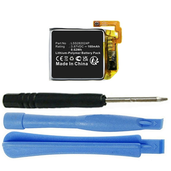 160mAh LSS282024P Battery Replacement for Fitbit Versa 4 Smartwatch FB523