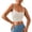 White, variant on Crop Camisole Tops for Women Square Neck Racerback Spaghetti Strap Padded Cami Tank Tops Longline Sports Bra