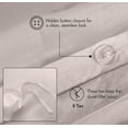 thumbnail image 4 of RUVANTI 100% Cotton Waffle Weave Queen Duvet Cover Set - Pre-Washed Soft Cozy Textured Bedding, 3-Piece, 8 Corner Ties, Breathable, Linen (Stripe), 4 of 8