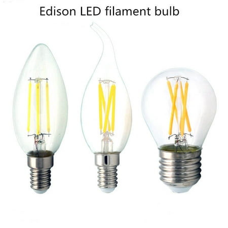 

E14 LED Filament Bulb Retro Edison Glass Bulb for Home Ceilling Decoration C35/C35L/G45