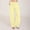 Yellow women cotton linen pants a1, variant on Cagogo Women Cotton Linen Plus Size Wide Leg Elastic Waist Flowy Casual Palazzo Pants for Summer Beach Vacation Lounge Long Trousers with Pockets, Light Blue 2XL