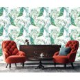 thumbnail image 4 of MuralsPrint Fancy Peacock Peel and Stick Wallpaper, Eco-friendly Removable Wallpaper, Roll Length  10'L x 24''W, 4 of 7