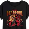 thumbnail image 3 of Marvel Deadpool - Lady Deadpool - Women's Oversized Graphic T-Shirt, 3 of 5