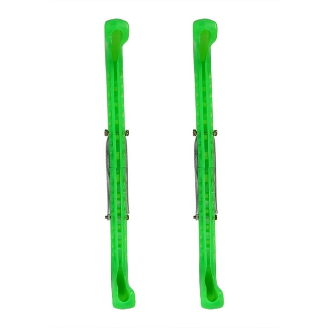 Ice Skate Guards, 1 Pair Plastic Ice Skating Guards Figure Skate Guards Hockey Skate Guards Skate Blade Covers With Adjustable Spring for Figure Hockey Skates