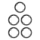 thumbnail image 3 of Advancent Juego de bielas, placa de disco de dientes, juego de cadenas de aluminio para bicicleta estrecha, piezas de repuesto para ciclismo al Type5 NO5, 3 of 6