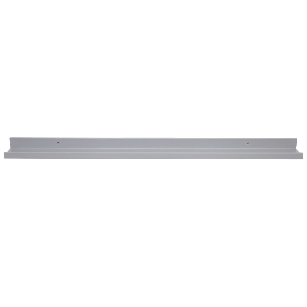 46" Wall Mount Floating Ledge Shelf, Picture Ledge Floating Shelves, Gray