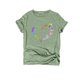 thumbnail image 2 of Pntutb Mujeres Casual Manga Corta Impresión Camiseta Suelta tops Blusa Pntutb Pntutb-5761, 2 of 3