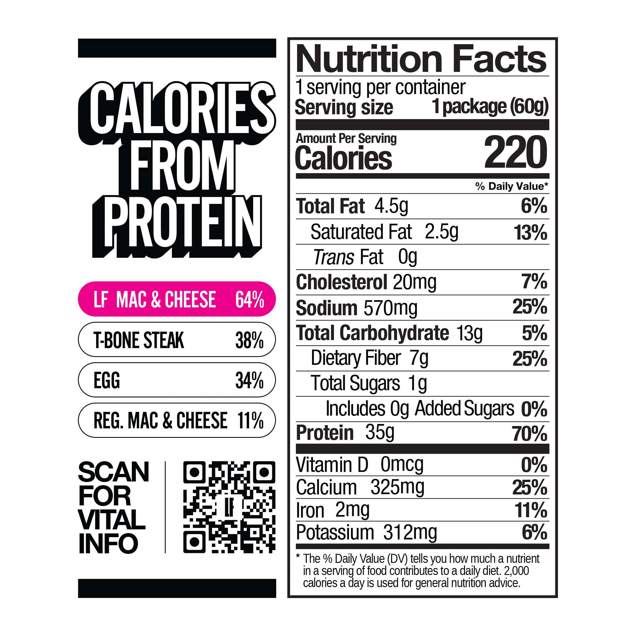 Legendary Foods Protein Pasta, Garlic Parmesan, 35g Protein, 1 Cup, Keto Friendly, Gluten Free