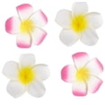thumbnail image 1 of 4 Piezas 7 cm Blanco y Rosa Frangipani Hawaiano Plumeria Cabeza de Espuma Flor Fiesta Playa Pinzas para el Cabello Pinzas para el Cabello y Pasadores Pinzas para el Cabello de Flores Hawaianas, 1 of 5