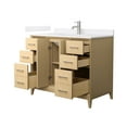 thumbnail image 2 of Janna 42" White Oak Single Vanity & White Cultured Marble Top & Nickel Trim, 2 of 5
