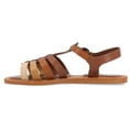 thumbnail image 3 of Journee Womens Benicia Buckle Flat Sandals, 3 of 10