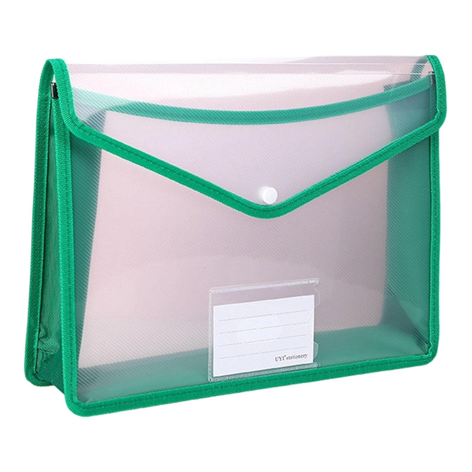 Plastic Expanding File Folder with Snap Closure,A4 Size,No Dividers,Large Capacity,13.18"×3.14"×10.03",6PC,Multicolor