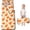 Geometric Circle Orange Pattern, variant on Geometric Triangle Pink Pattern Teens Toddler Nap Mat with Pillow, Sleeping Mat Bag for Preschool Daycare 59"x22"