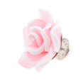 thumbnail image 1 of Mujeres Hombres Flor Broche de Solapa Insignia Pin de Lazo de de Bodas Accesorio Rosado, 1 of 8