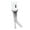 Powder Coat White, variant on Westbrass D200P-WH-PK Plastic Air Gap with Plastic Body, Non-Skirted, Powder Coat White (2-Pack)