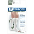thumbnail image 3 of Truform Anti-Embolism Stockings, Knee High, Open Toe: 18 mmHg, White, Large, 3 of 4