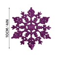 thumbnail image 2 of Ornements d'Arbre de Noël Noël Simulation Flocon de Neige Ornement, 2 of 2