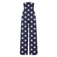 thumbnail image 5 of Pantalones de pierna ancha con estampado de bolsillo suelto informal de verano para mujer a la moda Fridja alkflakhf33531, 5 of 5