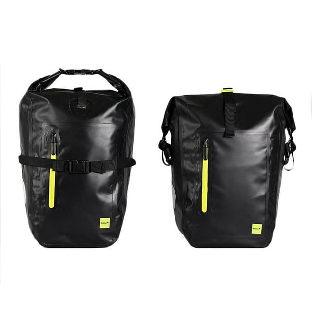fastboy 25L Rear Seat Trunk Bag Bike Bag Waterproof Shelf Bag Scratch-resistant Durable Unilateral Frame Bag Long-distance Travel Bike Bag Compatible for RHINOWALK