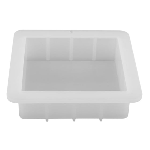 de Silicona para Jabón de Bricolaje, para Hornear Pan de tarta Hecho en hogar Cuadrado, para Cubitos de