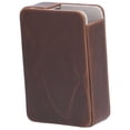 thumbnail image 2 of Pitillera Imán Caja de Cigarrillos 20 Capacidad Resistente a la Presión PU Pitillera para Hombres Marrón, 2 of 14