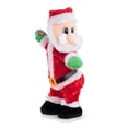 thumbnail image 1 of Muñeco de Papá Noel, figura musical musical de Navidad, decoración, funciona con pilas, movimiento móvil, cadera, juguete para niños, regalo Inevent HA008655-00B, 1 of 7