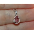 thumbnail image 6 of Natural Oval Pink Tourmaline Sterling Silver Necklace NT201, 6 of 9