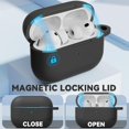 thumbnail image 4 of Funda para AirPods Pro 3 Ljusmicker 2025 con kit de limpieza, color negro, 4 of 7
