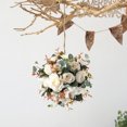 thumbnail image 2 of Simulation Hydrangea Peony Flower Ball Home Party Decoration 20cm For Wedding Centerpiece Silk Fake Flowers, 2 of 2
