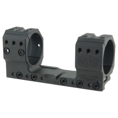 Spuhr Steel Side Clamp Pick Scope Mount 40mm Tube 30mm Height 0MIL/0MOA Durable Steel Construction Ideal for Pick Rails (SP-7001M)