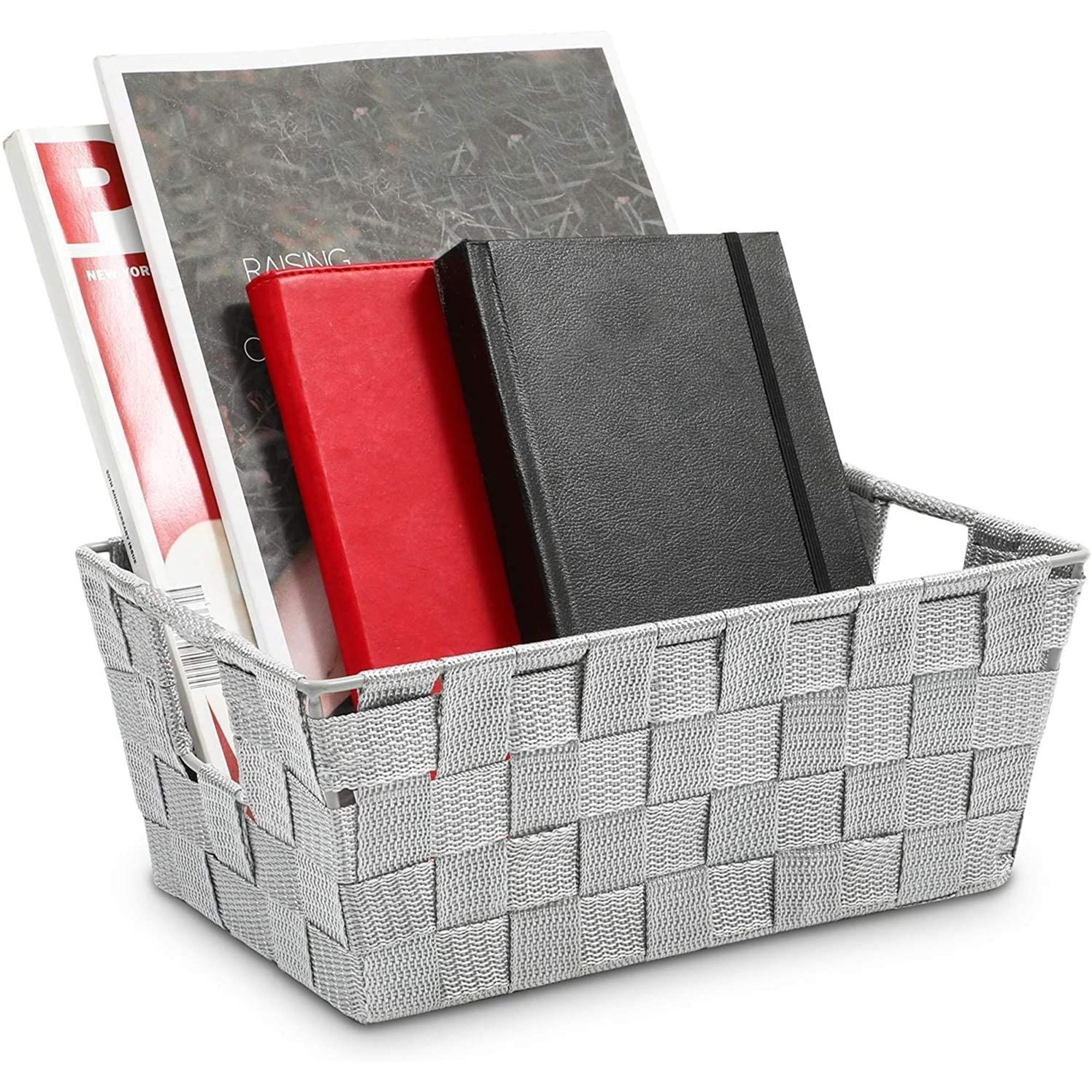 battat shelf with storage bins