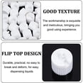 thumbnail image 4 of 36Pcs Flip Top Dispensing Cap White Plastic Bottle Caps Spout Flip Caps Reusable Plastic Bottle Cap Replacement Bottles Caps, 4 of 6